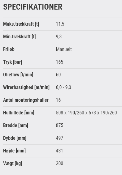 Hammer HMW 11.5 PHT-EN