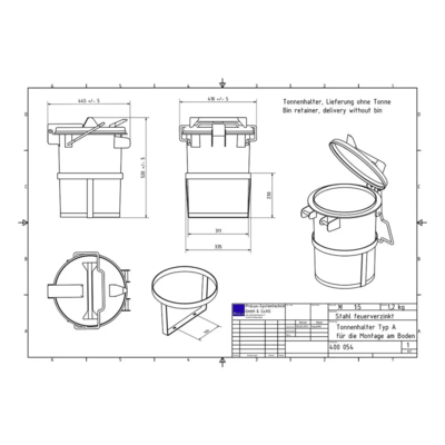 Affaldsspand-holder