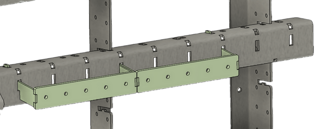 Universal opbevaringsstrimmel 210MM